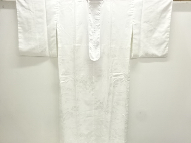JAPANESE KIMONO / FLOWING WATER / FLORAL PATTERNS / WOVEN- HITOEJUBAN